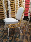 Heavy-Duty Conference Banquet Chair - Grey Fabric - 2