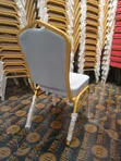 Heavy-Duty Conference Banquet Chair - Grey Fabric - 3