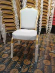 Heavy-Duty Conference Banquet Chair - Grey Fabric - 4