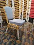 Grey High-Density Heavy-Duty Conference Banquet Chair - 1