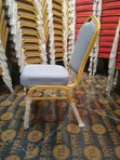 Grey High-Density Heavy-Duty Conference Banquet Chair - 4