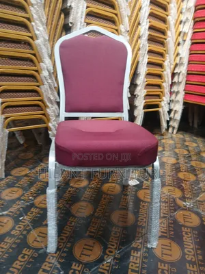 Kiti cha Mkutano cha Maroon na Grey cha Kazi Nzito