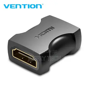Vention HDMI Kike kwa Kike Coupler Adapter Nyeusi