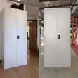 Locking Steel File Cabinet - White - 5