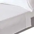 Premium White Cotton Sateen Bedsheet Set - 4pcs - 2