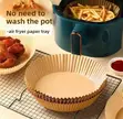 100 Pcs Disposable Air Fryer Liners - 1