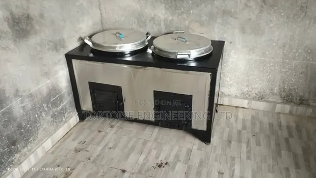 Stainless Steel Commercial Jiko Boiler - 120L Capacity - 1