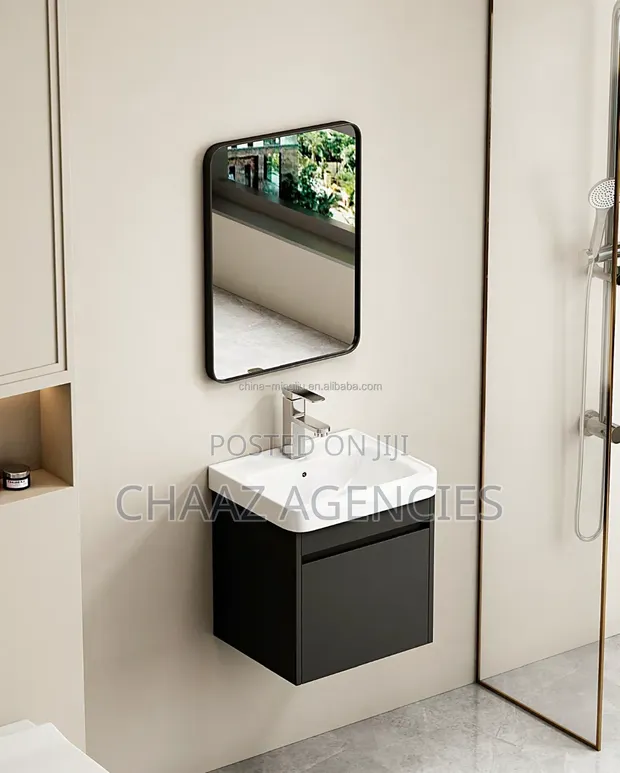 Brand New Cabinet Basin Vanity with Mirror and Storage - 1