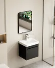 Brand New Cabinet Basin Vanity with Mirror and Storage - 1