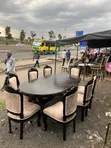 Dining Table Set with 6 Chairs - 1