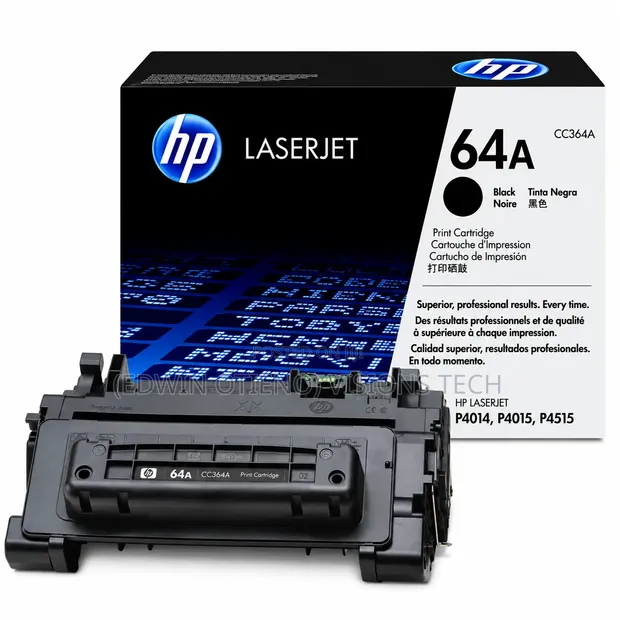 HP 64A Premium Black Toner Cartridge - 1