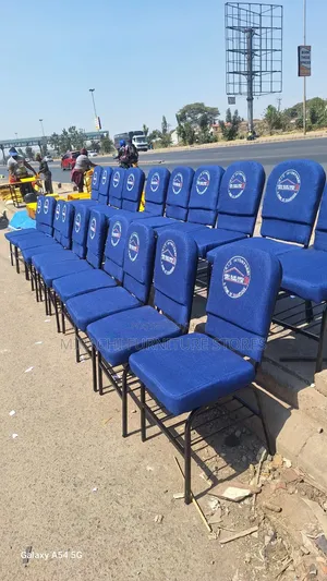 Blue Church Chairs
