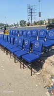 Blue Church Chairs - 2