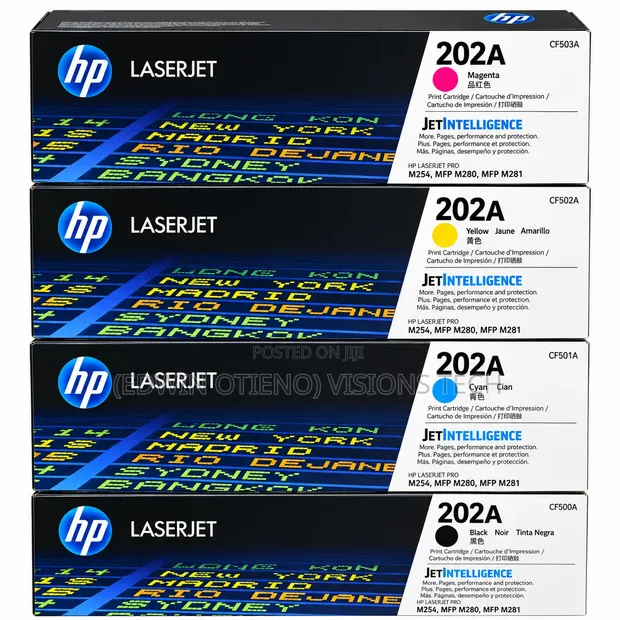 HP 202A Color LaserJet Toner Cartridge - 1