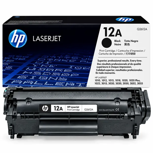 HP 12A Toner Cartridge - Mpya Kabisa - 1