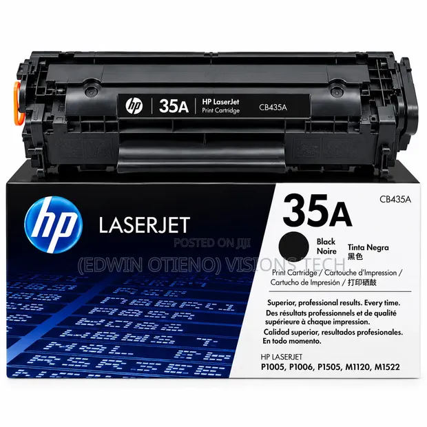 HP 35A Black LaserJet Toner Cartridge - 1