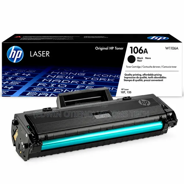 HP 106A Premium Black Toner Cartridge - 1