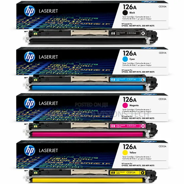 HP 126A Color Laser Toner Cartridge - 1