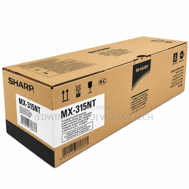 Toner ya Copier Sharp MX-315FT - Nyeusi - 1