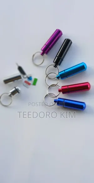 Simcard/Keyholder ya Alumini yenye Rangi Nyingi