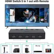 Ugreen HDMI Switch 5-in-1 Out 4K 60Hz na Remote - 2