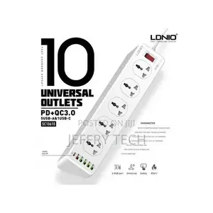 LDNIO Universal 10-Port Power Socket with PD & QC