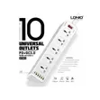 LDNIO Universal 10-Port Power Socket with PD & QC - 1