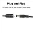Universal USB to DC 5.5*2.1mm 5V Power Cable na Tips 8 - 5