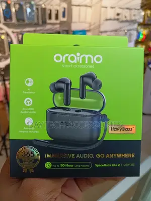 Oraimo SpaceBuds Lite 2 (OTW-325) True Wireless Earbuds - Black