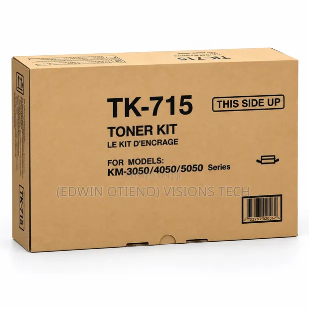 Kyocera Mita KM3050 Toner Nyeusi High-Yield - 1