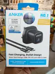 Anker 30W USB-C Fast Charger with Cable - Black - 2