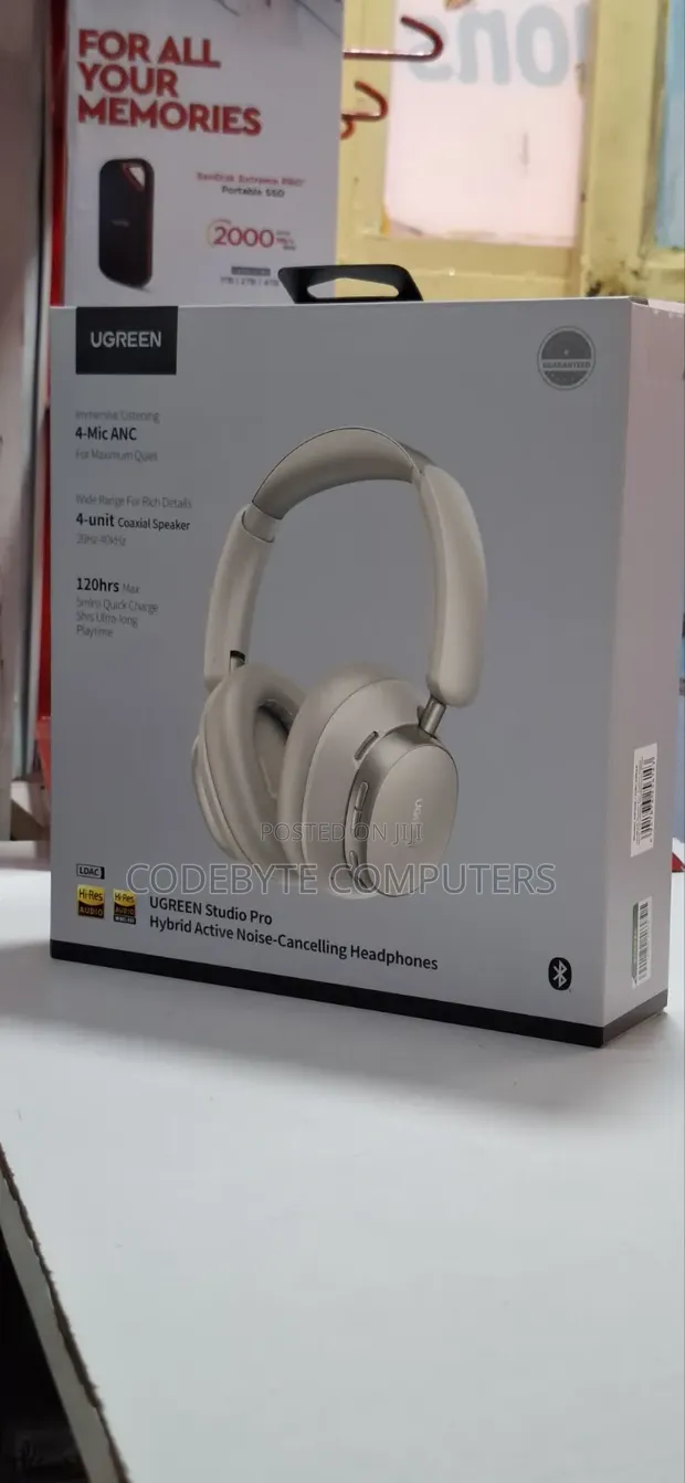Logitech Studio Pro Headphones - Nyeupe - 1