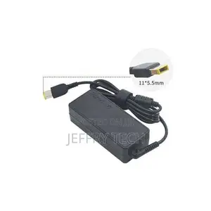 Chaja ya Laptop ya 65W kwa Lenovo (Mstatili/USB)