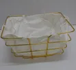 Metallic Fruit & Bread Holder Basket - 1