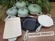 11pc Cast Iron Cooking Pot Set - Multipurpose, Easy to Maintain - 1