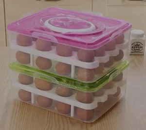 2-Layer 32pc Egg Tray Organizer