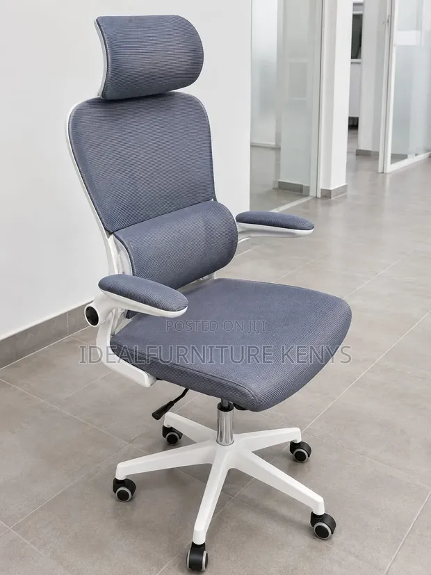 Boss Office Products Kiti cha Ofisi cha Kijivu Nyeupe - 1