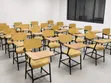 Classroom Writing Pad Chair - Wooden Lecture Chair - 1