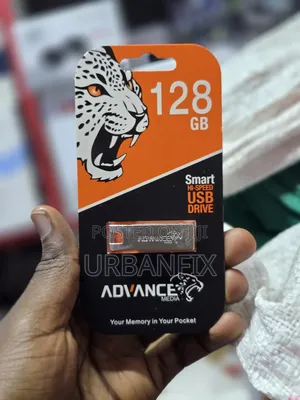Flash Drive ya 128GB ya Metal Nyeupe