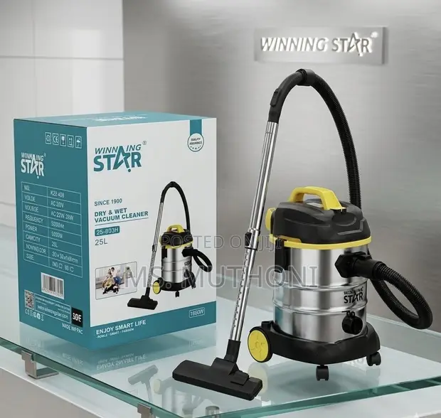 Winning Star Wet & Dry Vacuum Cleaner 1600W - 25L - 1