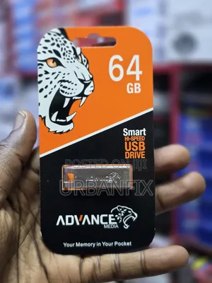 64GB Advance Flash Drive - High Speed Silver