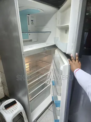 Tested & Working Silver Premier 500L Double Door Fridge