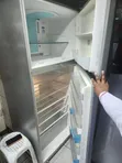 Tested & Working Silver Premier 500L Double Door Fridge - 2