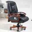 Executive Leather Director's Office Chair - Black - 1