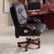 Executive Leather Director's Office Chair - Black - 4