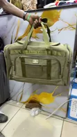 Jungle Green Dengao Medium Canvas Travel Bag - 2