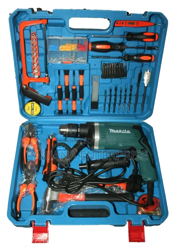 Makita 117-Piece Corded Drill Toolset - 1