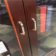 2-Door Mahogany Storage Cabinet - 3