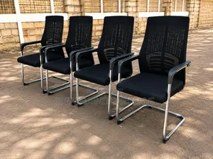 Mesh Office Visitor Chair - Mwenyekiti wa Bodi Chrome Base