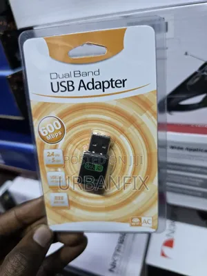 Dual Band WiFi + Bluetooth USB Adapter 600Mbps